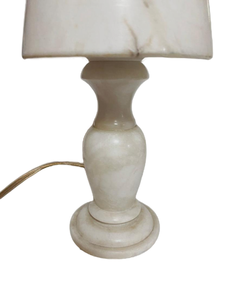 Lámpara de mesa de piedra de ónix, mármol antiguo - Product Image 5