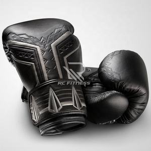 Guantes de Boxeo de Piel para Entrenamiento de MMA, con Soporte para Muñeca, Antideslizantes, Ajustables con Correa de Gancho y Bucle, Venta al Por Mayor - Product Image 2