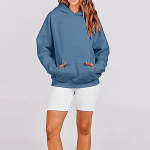 Sudaderas con Capucha de Lujo para Mujer al por Mayor, Lavado Ácido Personalizado, Estilo Holgado y Informal para Entrenamiento y Ropa Urbana para la Temporada de Invierno - Product Image 1