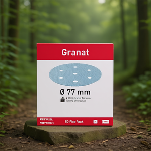 Paquete de 50 Hojas Abrasivas Festool STF D77/6 Granat - Product Image 3