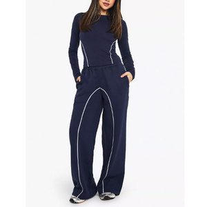 Pantalons de survêtement décontractés pour femmes en gros 2025, logo personnalisé, jogging pour la course à pied, les sports de plein air et le quotidien - Product Image 1