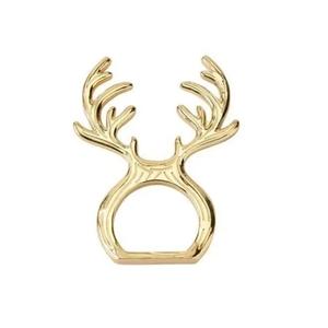 Anneau de serviette en métal en Aluminium, corne design fabricant Design personnalisé, anneau de serviette en métal fait à la main - Product Image 5