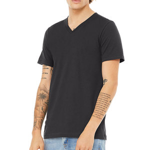 Summer Cheap High Quality Wholesale Men Cotton <b>Polyester</b> <b>T</b> <b>Shirt</b> Black - Product Image 2