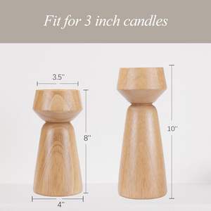 Support de bougie en bois fait main, design complexe, qualité 100% naturelle, emballage personnalisé pour la Saint-Valentin, rehausse l'ambiance - Product Image 4