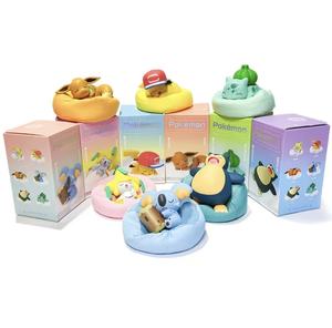 YY กล่องใสชุดฝันดาวนอน Kawaii แอ็กชันฟิกเกอร์มินิ Pikachu eevee ของเล่นเด็กโมเดล - Product Image 4