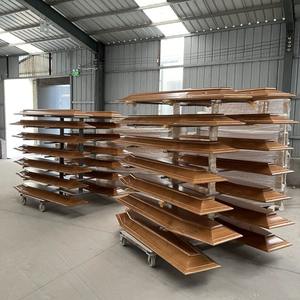 Ataúdes de madera natural 100% al por mayor-Material de madera maciza para ataúdes-Ataúdes y ataúdes personalizados para funeral - Product Image 4