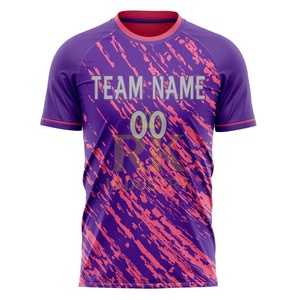 Maillots de football personnalisés les plus vendus, uniformes d'équipe, respirants, séchage rapide, légers, de haute qualité, 100% polyester, vente en gros - Product Image 6