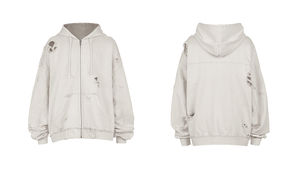 Ensemble de survêtement pour homme, hiver, 100% coton, tissu à capuche, tie-dye pour sweat-shirt, surdimensionné, broderie 3D, faible MOQ, vêtements de sport pour homme - Product Image 6