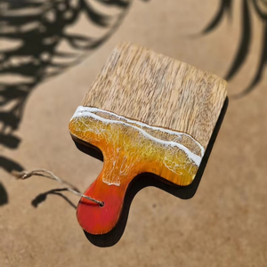 Handmade Wood and Resin Stone <b>Coasters</b> Elegant <b>Drink</b> <b>Coaster</b> Set for Home, Office, Coffee Tables, and Modern Tabletop Decor - Product Image 1