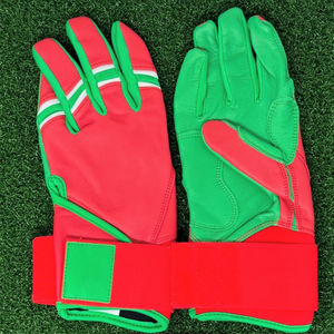 Gants de frappe de baseball de qualité supérieure, conçus pour une forte adhérence, paume rembourrée, sangle de poignet sécurisée, confort respirant et durabilité - Product Image 1