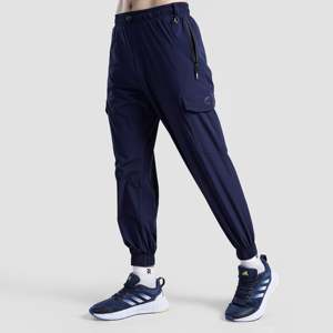 Excel 100% Cotton Trousers Navy-Oversized Formal Jogging Style Customized Logo Zippers Decoration XL 6XL Sizes Straight Colored - Product Image 3