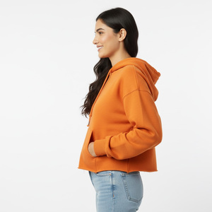 Femmes 100% Sweat à capuche imprimé en molleton de coton Fournisseur d'usine OEM Vente en gros Pull d'hiver chaud sur mesure Mode décontractée - Product Image 4