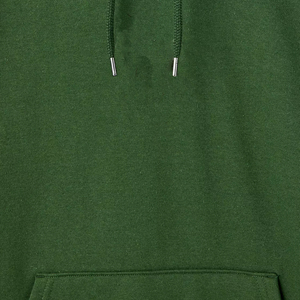 Sweat à capuche d'hiver thermique pour homme en coton 100% de haute qualité, poids lourd, avec poche brodée, motif uni, streetwear - Product Image 6