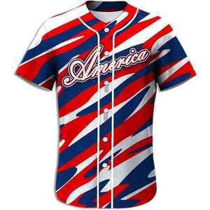 Ensemble d'uniformes de baseball de qualité supérieure, respirant, grande taille, 100% polyester, personnalisable, vente en gros pour adultes - Product Image 5