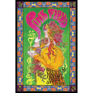 Pink Floyd Bob Mass Tour <b>Poster</b> Black <b>Frame</b> Paper Material for Wall Decor - Product Image 1