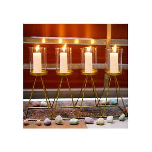 Simple Creative Tabletop decor Candle <b>Holder</b> <b>Gold</b> Metal Finished Christmas <b>Lighting</b> & Home Decoration - Product Image 1