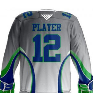 Ensemble d'uniformes de hockey sur glace confortable pour impression par sublimation de qualité professionnelle, tissu doux et service OEM - Product Image 6