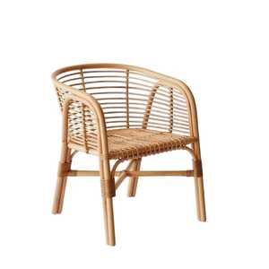 Chaise simple design en bambou Mobilier d'extérieur relaxant en rotin pour jardin en osier pour restaurant, hôtel, terrasse, salon, chambre à coucher - Product Image 5