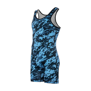 Uniforme de musculation sur mesure en gros, uniforme de musculation professionnel de haute qualité, justaucorps de lutte pour hommes - Product Image 5