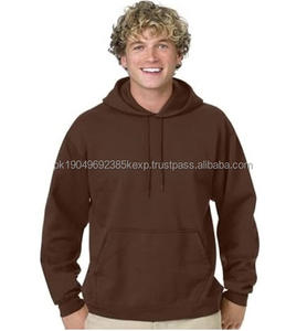 Sweat-shirts de haute qualité en coton polyester brun 400 g/m², poids lourd, logo personnalisé, épaules tombantes, design surdimensionné - Product Image 1