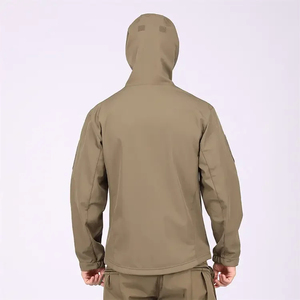 Breathable Coat Hoodie Waterproof <b>Camping</b> Hunting Tactical Softshell Men Jacket Windproof custom for OEM - Product Image 2