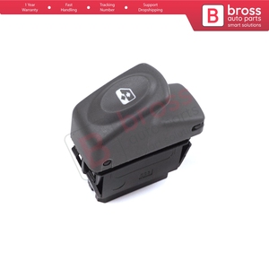 สวิตช์ยกกระจกเดี่ยว BDP855 6 ขา สีเทา สำหรับ Kangoo Scenic Megane Logan MK1 Clio Scenic MK2 7700421119 - Product Image 2