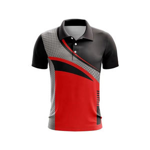 OEM Polos para hombre Diseño de color sólido Personalizado 100% Poliéster Último diseño Precio bajo Sublimación Polo - Product Image 1