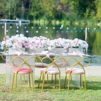 Chaise pour enfant en velours rose clair avec nœud, chaise de fête pour enfants, siège pour événement de baby shower