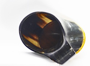 Tazas de cuerno de búfalo vikingo genuino, jarra de estilo Animal pulido para cerveza y taza de cuerno para beber hidromiel - Product Image 4