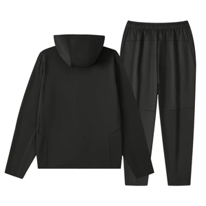 Survêtement de sport zippé de haute qualité pour hommes pantalon de survêtement d'entraînement personnalisé respirant grande taille - Product Image 2