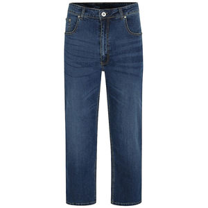 Pantalones vaqueros de moda 2024 para hombre, pantalones vaqueros al por mayor, pantalones vaqueros ajustados para hombre, Vaqueros rectos azules elásticos de diseñador para hombre - Product Image 1