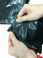 Bolsas de Basura Desechables Negras de PE al por Mayor, Extra Grandes, para Uso Comercial, Revestimiento para Contenedores de Basura, Impresión Industrial, Extrusión