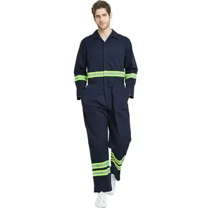 Winter Outdoor Wegenbouwkleding Uniformen Werkkleding Coverall Heren Polyester Katoen Veiligheid Werk Overall