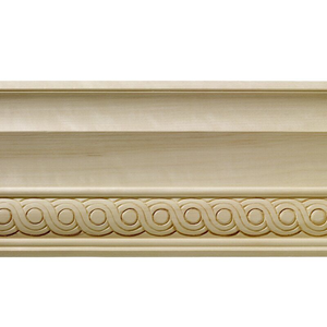 Moulure en bois massif personnalisée à motif de corde Garniture décorative au design moderne pour menuiserie de mur intérieur Moulure de corde de mur intérieur - Product Image 2