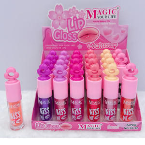 MAGIC YOUR LIFE Set de Brillo Labial con Lazo y Flor, Hidratante, No Pegajoso, Cremoso, con Logotipo Personalizado - Product Image 1