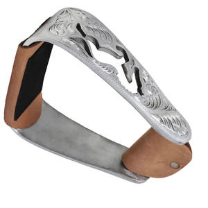 Estribos de silla de montar de caballo occidental, estribos de aluminio en ángulo ligeros, barril de equitación, carreras, Rancho, trabajo, estribos de caballo de pie - Product Image 4