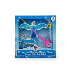 Set de Caña de Pescar Bdt Dragon de 70 cm y Sombrilla de Pesca Premium Ice Princess de 30 cm - Product Image 2