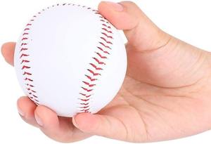 ซอฟท์บอลสำหรับฝึกเบสบอลสีขาวเหลืองโลโก้อย่างเป็นทางการ - Product Image 4