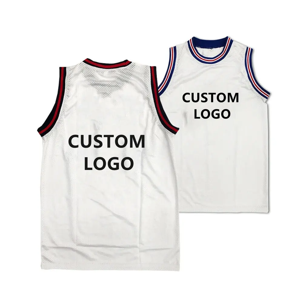 Новейший дизайн спортивной одежды Двусторонняя баскетбольная майка легкая дешевая цена индивидуальный дизайн и название команды мужские баскетбольные майки