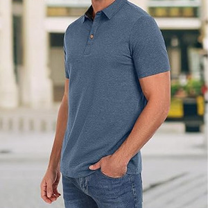 Camiseta de manga corta de algodón 100% con logotipo personalizado de secado rápido transpirable cuello redondo polos pesados hechos por Dress Sports - Product Image 5