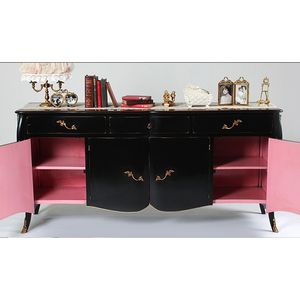 Gabinete clásico de madera de caoba estilo Vintage 1925 para almacenamiento de sala de estar de Hotel, muebles multiusos para el hogar - Product Image 3