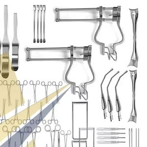 Instruments chirurgicaux médicaux en acier inoxydable de qualité supérieure pour laparotomie de 197 pièces par SUAVE INSTRUMENTS SURGICAUX - Product Image 2