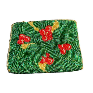 Bolsa de Cremallera Mini con Cuentas de Semillas de Alta Calidad, Bordado de Libélula con Cuentas Azules y Doradas, con un Toque de Estilo Premium de MD HANDICRAFTS - Product Image 3