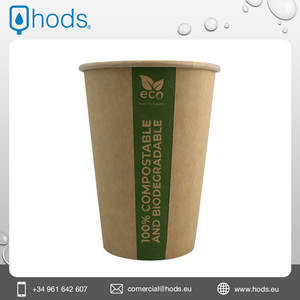 Los 100% vasos de papel recubiertos de PLA de 210ml reciclables y compostables más vendidos para servir bebidas frías y calientes - Product Image 5