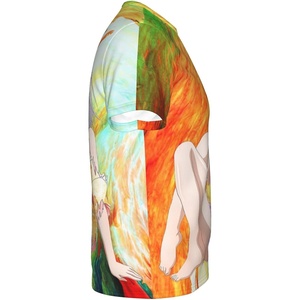 T-shirt à sublimation avec logo personnalisé de haute qualité T-shirt uni vierge surdimensionné 100% polyester T-shirt unisexe personnalisé pour hommes - Product Image 6