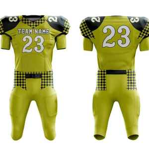 Conjunto de Jersey y pantalón de fútbol americano de sarga de aparejos juveniles de alta calidad al por mayor, uniforme de fútbol americano personalizado, servicio OEM - Product Image 2
