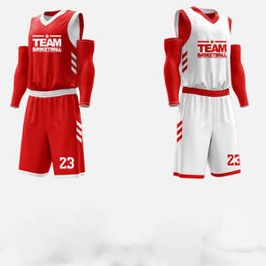 Nouvel ensemble d'uniformes de basket-ball unisexe personnalisé, maillot sans manches, shorts, respirant, léger, séchage rapide, vêtements de sport - Product Image 6