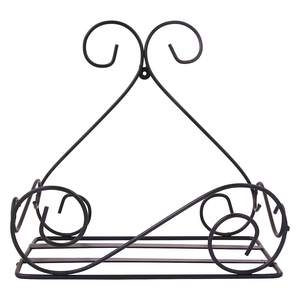 Vente en gros en vrac support pour plante en métal dernière qualité support pour pot de fleur noir fini pour la maison jardin décoratif - Product Image 2