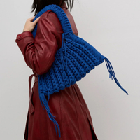 Sacs à main au crochet 2026 – Sacs au crochet tissés à la main, simples et polyvalents, en tissu haut de gamme avec franges pour femmes