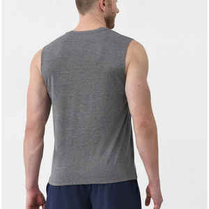 2025 gros personnalisable hommes débardeur mince sport débardeur sans manches exercice avec Style personnalisé débardeur pour hommes - Product Image 2